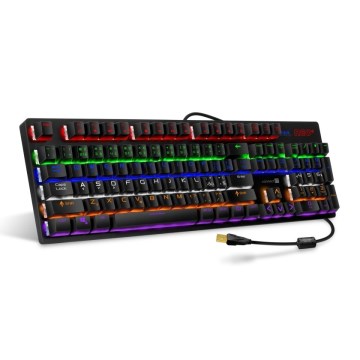 CONNECT IT CKB-3591-CS - LED RGB Drátová herní klávesnice s CZ/SK lokalizací černá + červený rámeček