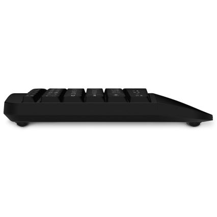 CONNECT IT CKM-6010-CS - Ergonomická bezdrátová klávesnice a myš 800/1200/1600/2400 DPI s CZ/SK lokalizací 1xAA + 2xAAA černá