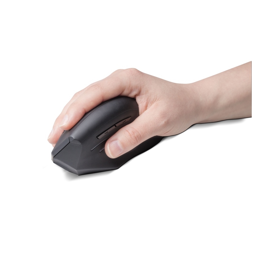 CONNECT IT CMO-2510-BK - Ergonomická bezdrátová myš Verti Wireless 800/1200/1600 DPI 2xAAA černá