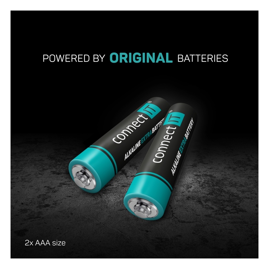 CONNECT IT CMO-2510-BK - Ergonomická bezdrátová myš Verti Wireless 800/1200/1600 DPI 2xAAA černá