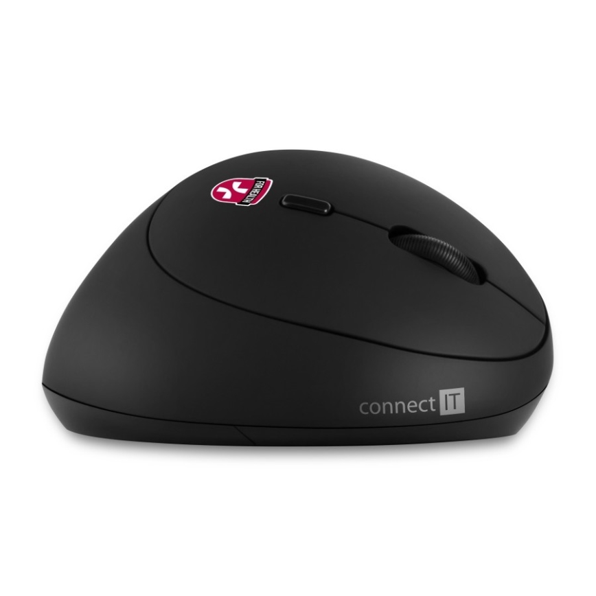 CONNECT IT CMO-2600-BK - Ergonomická bezdrátová myš 800/1200/1600 DPI 1xAA černá