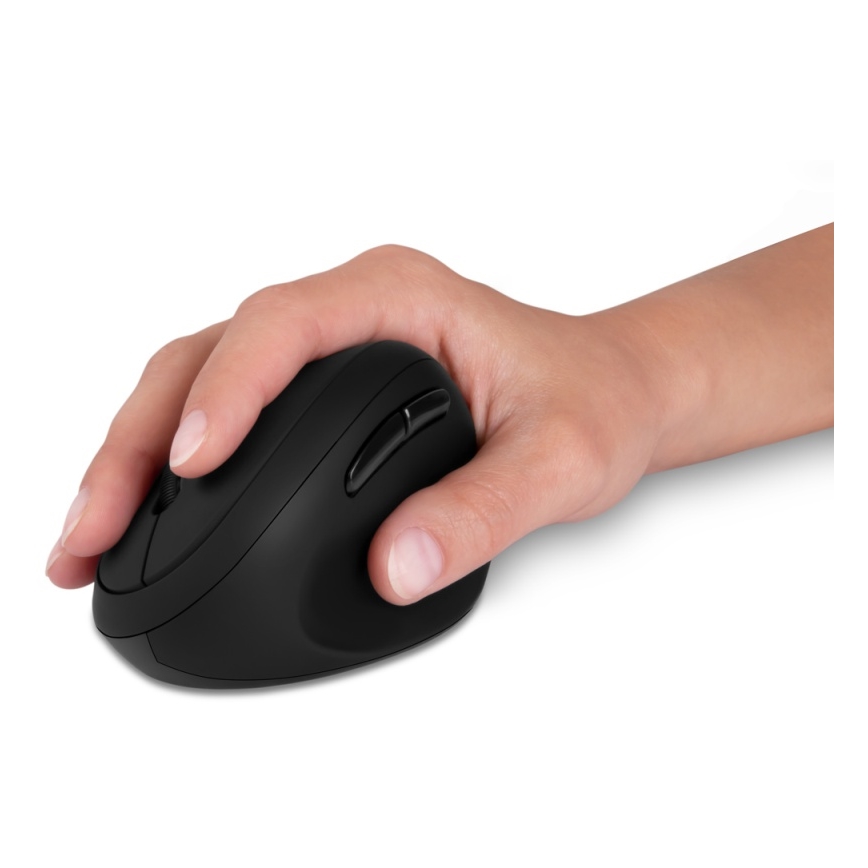 CONNECT IT CMO-2600-BK - Ergonomická bezdrátová myš 800/1200/1600 DPI 1xAA černá