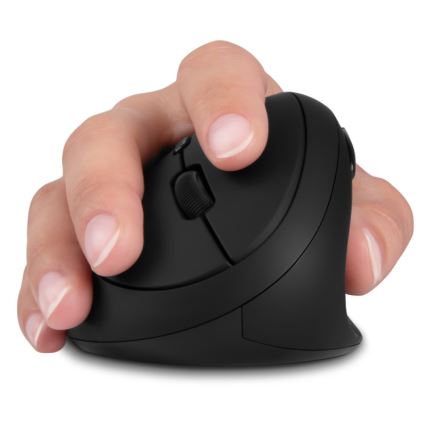 CONNECT IT CMO-2600-BK - Ergonomická bezdrátová myš 800/1200/1600 DPI 1xAA černá