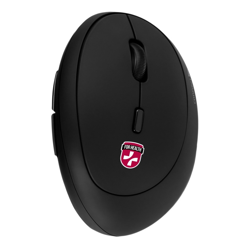 CONNECT IT CMO-2600-BK - Ergonomická bezdrátová myš 800/1200/1600 DPI 1xAA černá
