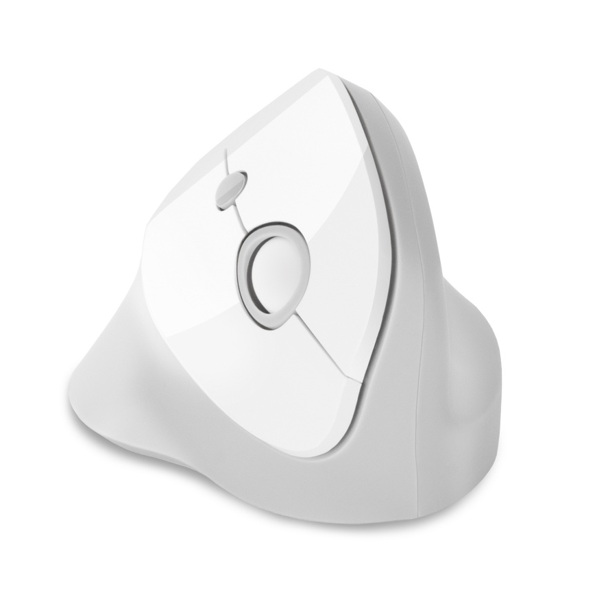 CONNECT IT CMO-2700-WH - Ergonomická bezdrátová myš 800/1200/1600 DPI 1xAA bílá