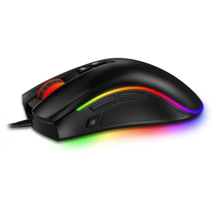 CONNECT IT CMO-3591-BK - LED RGB Drátová herní myš 500-7200 DPI černá