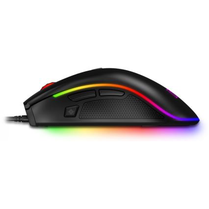 CONNECT IT CMO-3591-BK - LED RGB Drátová herní myš 500-7200 DPI černá