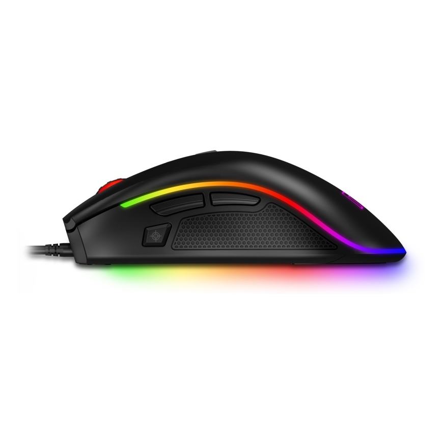 CONNECT IT CMO-3591-BK - LED RGB Drátová herní myš 500-7200 DPI černá