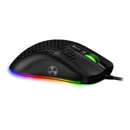 CONNECT IT CMO-5511-BK - LED RGB Drátová herní myš 200-12800 DPI černá