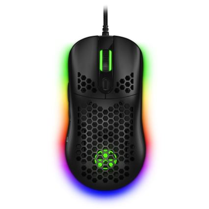 CONNECT IT CMO-5511-BK - LED RGB Drátová herní myš 200-12800 DPI černá