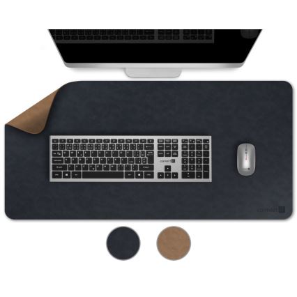 CONNECT IT CMP-4040-LG - Oboustranná podložka pod klávesnici a myš 90x40 cm modrá/hnědá