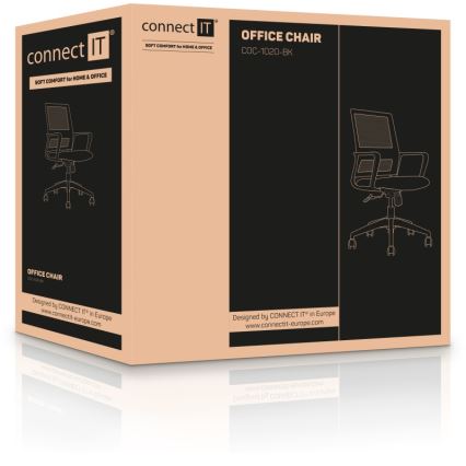 CONNECT IT COC-1020-BK - Kancelářská židle ForHealth AlfaPro černá