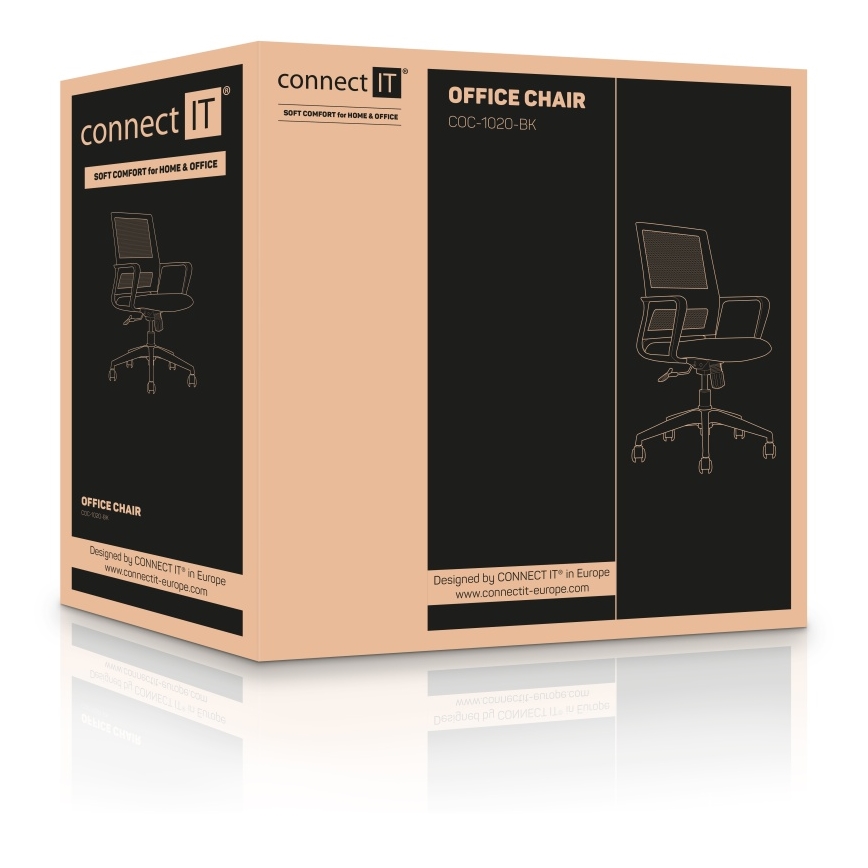 CONNECT IT COC-1020-BK - Kancelářská židle ForHealth AlfaPro černá