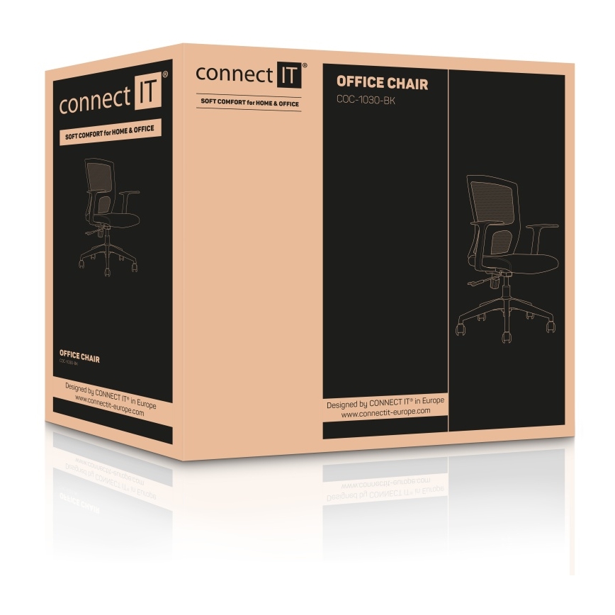 CONNECT IT COC-1030-BK - Kancelářská židle ForHealth BetaPro černá