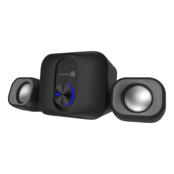CONNECT IT CSP-2100-BK - LED Sada reproduktorů se subwooferem 11W/5V černá