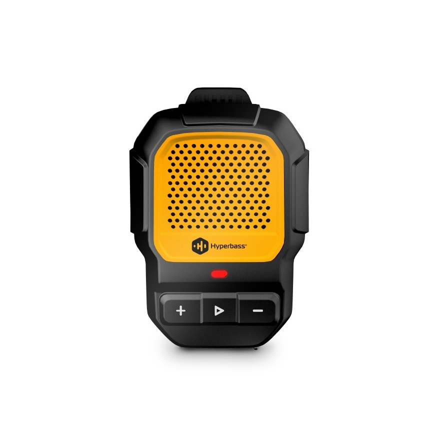 CONNECT IT HSP-1010-BK - Bezdrátový reproduktor s mikrofonem ClipBEAT 2W/5V 560 mAh IPX7 černá/žlutá