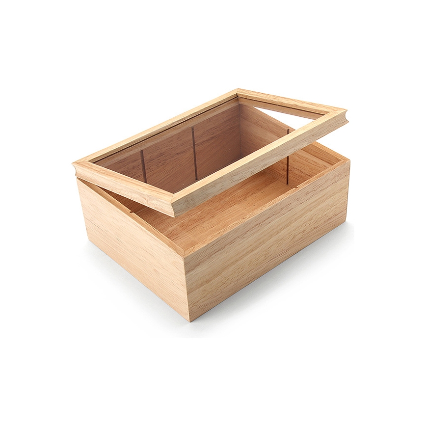 Continenta C3290 - Box na čajové sáčky 23x17,5 cm gumovník