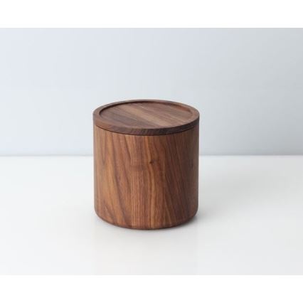 Continenta C4273 - Dřevěná dóza 13x13 cm ořech