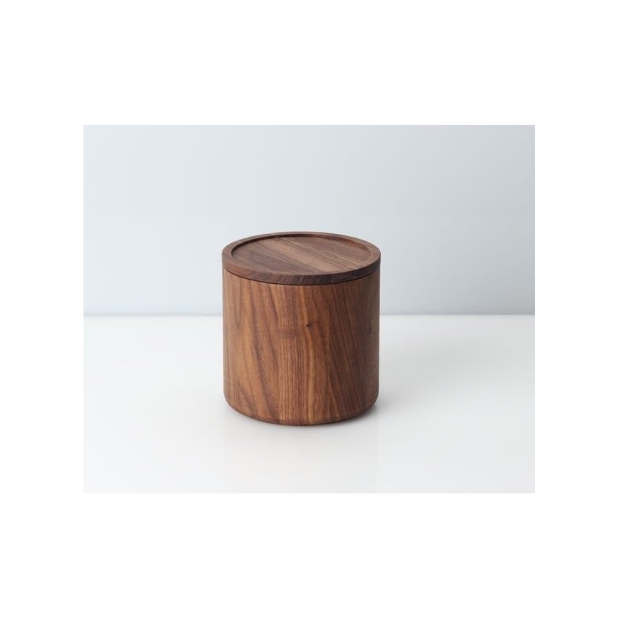 Continenta C4273 - Dřevěná dóza 13x13 cm ořech