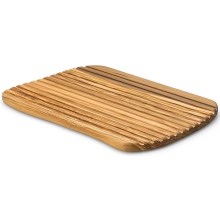 Continenta C4990 - Kuchyňské prkénko na chléb 37x25 cm olivové dřevo