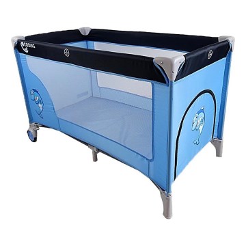COSING - Cestovní postýlka ADAM Dolphin Blue