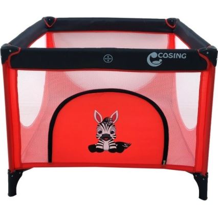 COSING - Dětská ohrádka EMA Zebra Red