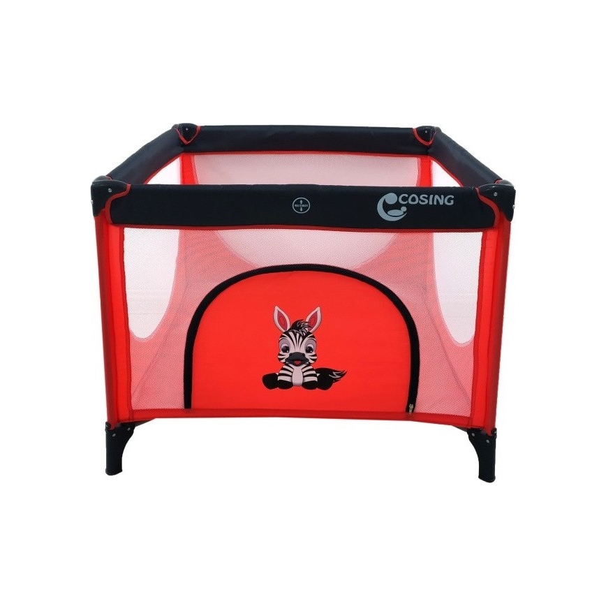 COSING - Dětská ohrádka EMA Zebra Red