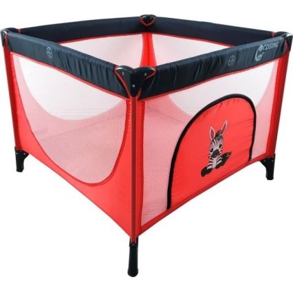 COSING - Dětská ohrádka EMA Zebra Red