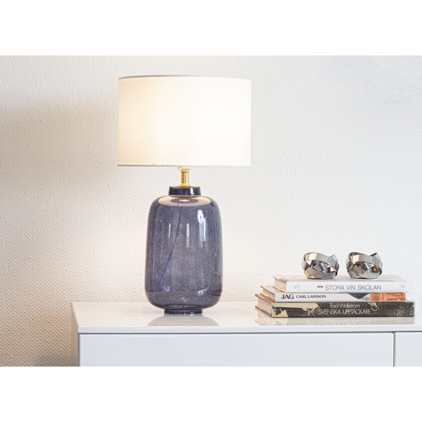 Cottex - Stolní lampa BLAKE 1xE27/8W/230V modrá