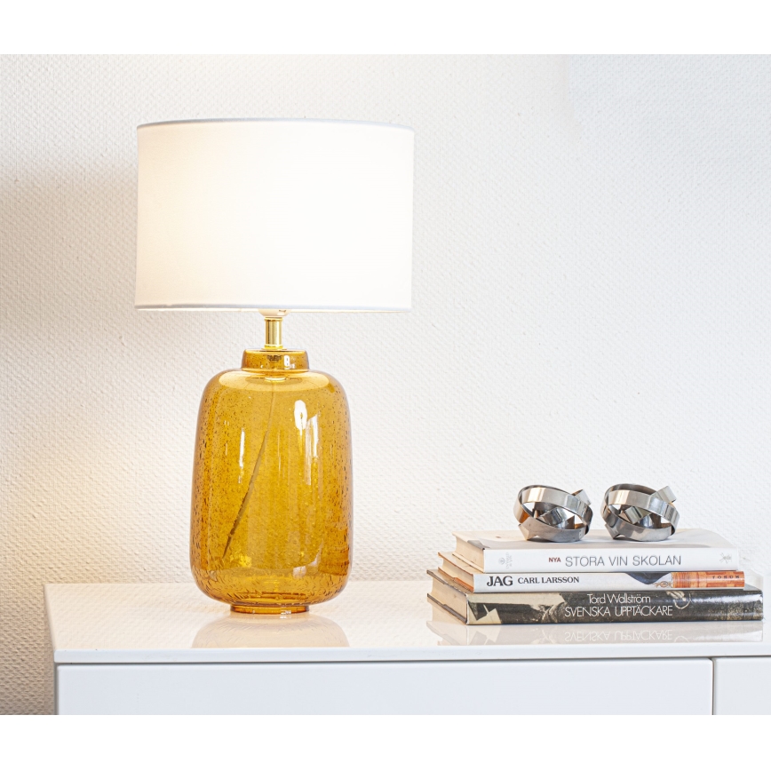 Cottex - Stolní lampa BLAKE 1xE27/8W/230V hnědá
