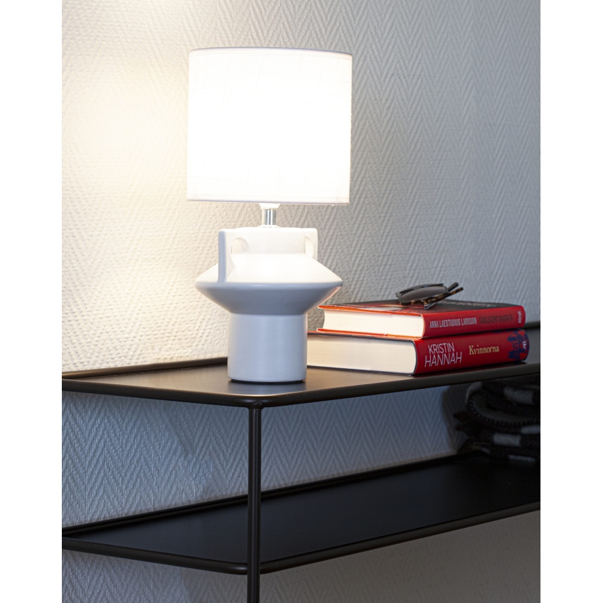 Cottex - Stolní lampa MATEO 1xE14/8W/230V bílá