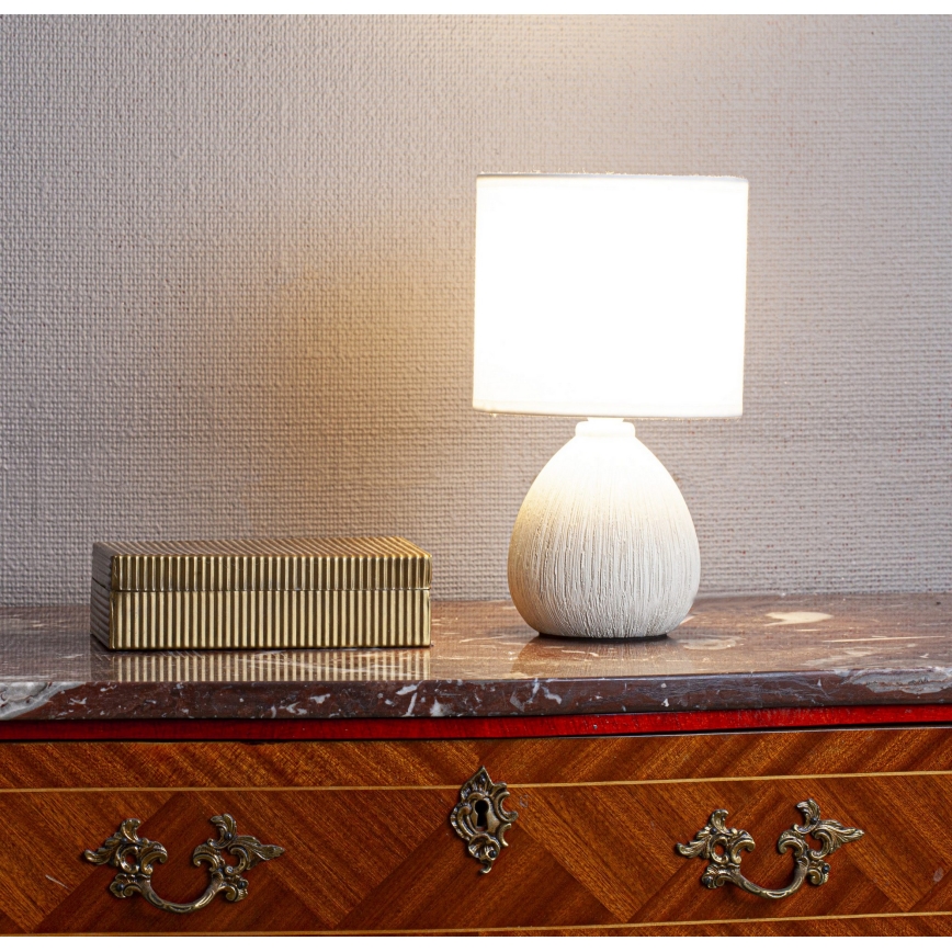 Cottex - Stolní lampa MADISON 1xE14/8W/230V krémová