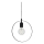 Cottex - Lustr na lanku SPARTAN RINGO 1xE27/60W/230V