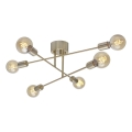 Cottex - Přisazený lustr BATON 6xE27/60W/230V mosaz
