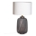 Cottex - Stolní lampa BLAKE 1xE27/8W/230V šedá