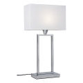 Cottex - Stolní lampa KENSINGTON 1xE14/40W/230V stříbrná