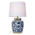 Cottex - Stolní lampa KLASSISK 1xE14/40W/230V modrá