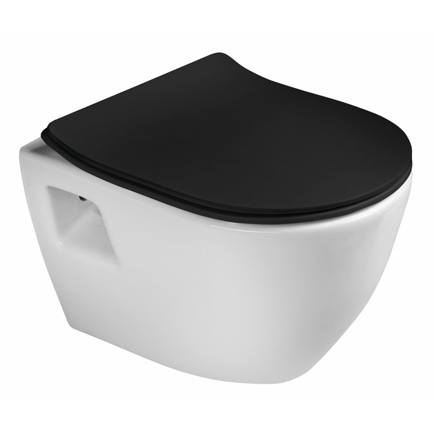 Creavit - Závěsné WC PAULA keramika/bílá