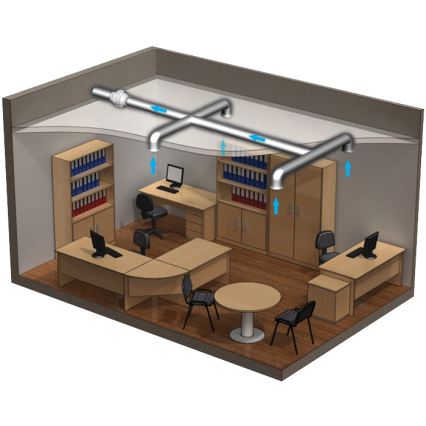 Dalap 8216 - Axiální ventilátor AP PROFI 200 108W/230V