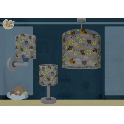 Dalber 41571T - LED Dětská lampička BABY TEDDY 1xG4/4W/230V modrá