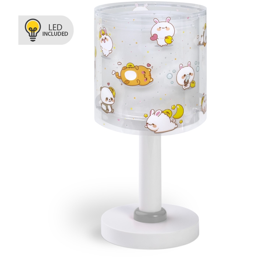 Dalber 41761E - LED Dětská lampička KAWAII FRIENDS 1xG4/4W/230V šedá