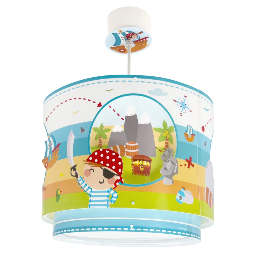 Dalber 60652 - Dětský lustr PIRATE ISLAND 1xE27/15W/230V