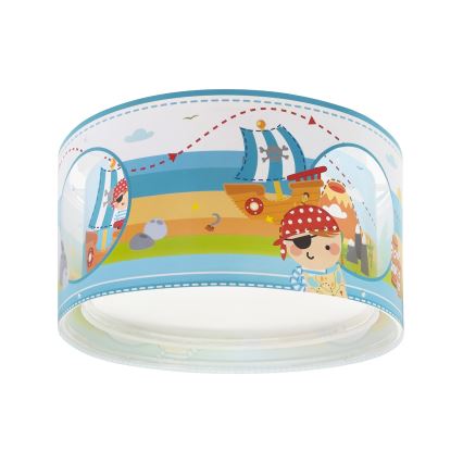 Dalber 60656 - Dětské stropní svítidlo PIRATE ISLAND 2xE27/15W/230V