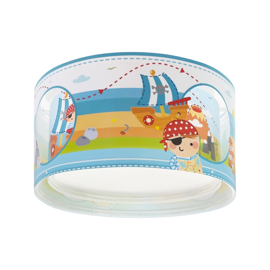Dalber 60656 - Dětské stropní svítidlo PIRATE ISLAND 2xE27/15W/230V
