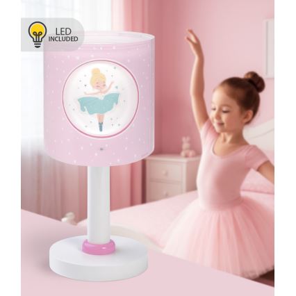 Dalber 60911 - LED Dětská lampička PRINCESS DANCE 1xG4/4W/230V růžová
