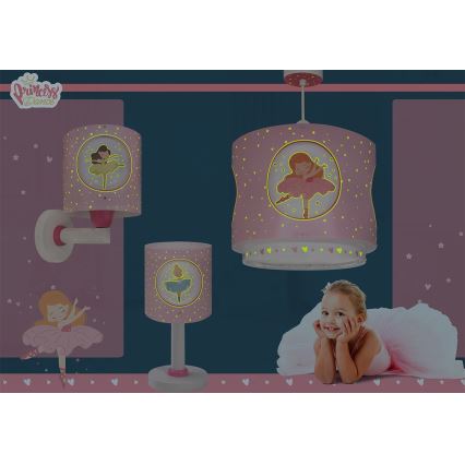 Dalber 60911 - LED Dětská lampička PRINCESS DANCE 1xG4/4W/230V růžová