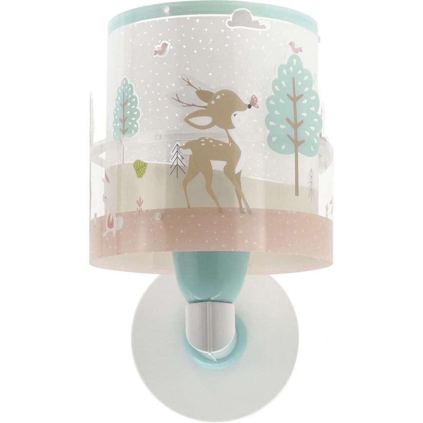 Dalber 61279 - Dětské nástěnné svítidlo LOVING DEER 1xE27/60W/230V