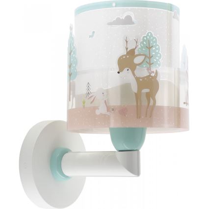 Dalber 61279 - Dětské nástěnné svítidlo LOVING DEER 1xE27/60W/230V