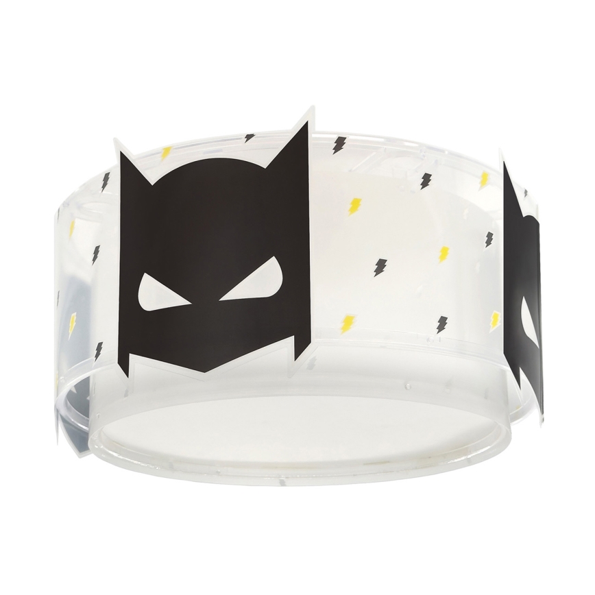 Dalber 61806 - Dětské stropní svítidlo DARK HERO 2xE27/15W/230V