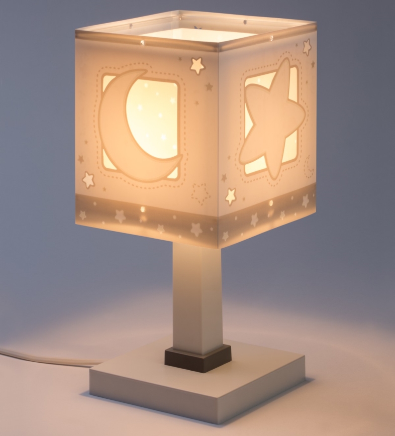 Dalber 63231NE - LED Dětská lampička MOONLIGHT 1xG4/4W/230V šedá